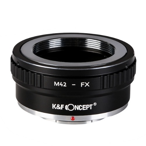 K &amp; F Concept 렌즈 마운트 어댑터 KF-42X2 (M42 마운트 렌즈 → 후지 필름 X 마운트 변환)