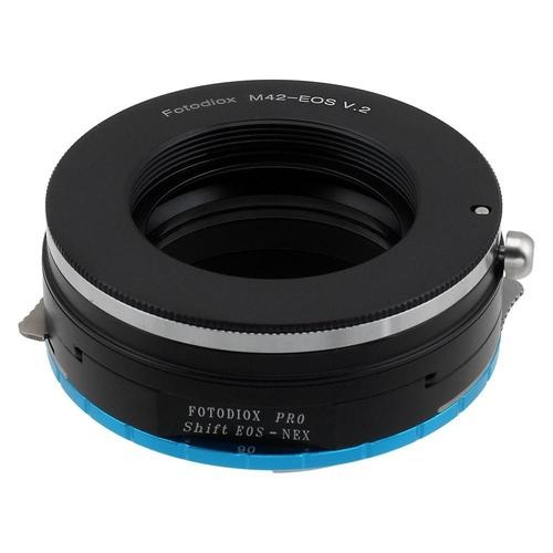 프로 렌즈 마운트 시프트 어댑터 - M42 Type 2 (42mm x 1 나사 마운트) - Sony Alpha E-Mount Mirrorless 카메라 본체
