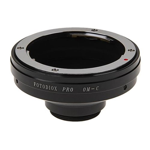Fotodiox Pro 렌즈 어댑터-Olympus Zuiko (OM) 35mm SLR 렌즈와 C- 마운트 (1 &quot;스크류 마운트) 시네 및 CCTV 카메라와 호환