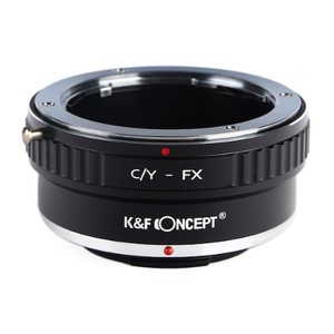 K &amp; F Concept 렌즈 마운트 어댑터 KF-CYX (야시카 · 콘탁스 마운트 렌즈 → 후지 필름 X 마운트 변환)