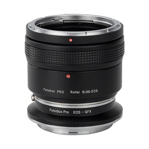 이중 어댑터 탑재 Rolleiflex SL66 시리즈 및 Canon EOS (EF /   EF-S) D / SLR 렌즈 - 후지 필름 G-Mount GFX 미러리스 디지털   카메라 마운트