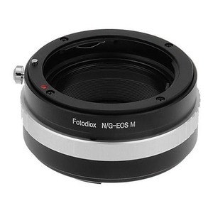 렌즈 마운트 어댑터-Nikon F 마운트 G- 타입 D / SLR 렌즈 -   캐논 EOS M (EF-M 마운트) 조리개 컨트롤 다이얼이있는 미러리스   카메라 본체