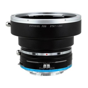 Pro 렌즈 장착 시프트 어댑터 - Pentax 6x7 (P67, PK67) Sony Alpha E-Mount Mirrorless 카메라 본체에 SLR 렌즈 장착