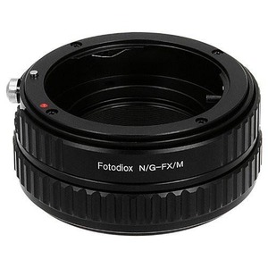 Pro 렌즈 마운트 매크로 어댑터 -Nikon Nikkor F 마운트   G- 타입 D / SLR 렌즈 - 후지 필름 Fuji X- 시리즈 미러리스   카메라 본체 - 조리개 컨트롤 다이얼과 가변 초점 닫기 기능 내장
