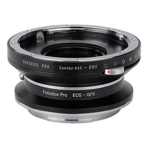 Pro 렌즈 마운트 이중 어댑터- 후지 필름 G-Mount GFX 미러리스 디지털     카메라 시스템 (GFX 50S 이상)에 Contax 645 (C645)마운트 및 캐논    EOS (EF / EF-S) D / SLR 렌즈-이중 아답터
