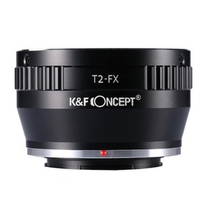 K &amp; F Concept 렌즈 마운트 어댑터 KF-T2X (T 마운트 렌즈 → 후지 필름 X 마운트 변환)