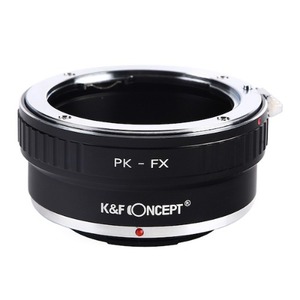 K &amp; F Concept 렌즈 마운트 어댑터 KF-PKX (펜탁스 K 마운트 렌즈 → 후지 필름 X 마운트 변환)