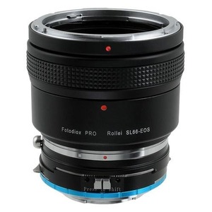 프로 렌즈 장착형 시프트 어댑터 - Rolleiflex SL66 시리즈 렌즈 - 소니 알파 E- 마운트 미러리스 카메라 본체