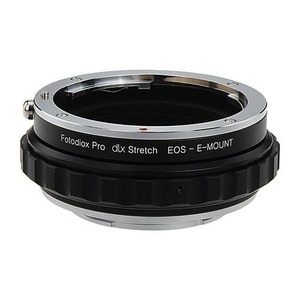 Canon EOS (EF / EF-S) D / SLR 렌즈 - 소니 알파 E- 마운트   미러리스 카메라 바디 - 매크로 초점 헬리콥터 및 자기 드롭 -   인 필터 포함-DLX 스트레치 렌즈 마운트 어댑