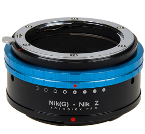 Nikon Z- 마운트 미러리스 카메라 바디에 Nikon Nikkor F 마운트 G- 타입 D / SLR 렌즈와 호환되는 Fotodiox Pro 렌즈 마운트 어댑터