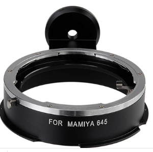 VIZELEX RhinoCam MILC 시스템 용 Mamiya 645 마운트 렌즈 어댑터 (Sony E-Mount, Fujifilm Fuji X-Mount, Canon EF-M 마운트 버전)-어댑터 만