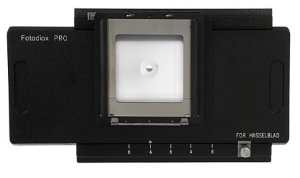 Fotodiox Pro 렌즈 마운트 어댑터-Hasselblad V-Mount 필름은 Graflok 후면 표준을 갖춘 대형 4x5 뷰 카메라로 되돌아갑니다.-초점 화면이있는 시프트 / 스티치 어댑터