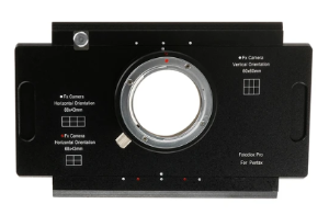Fotodiox Pro 렌즈 마운트 어댑터-Graflok 후면 표준을 갖춘 PAX (Pentax K 마운트) D / SLR-대형 4x5 뷰 카메라-시프트 / 스티치 어댑터
