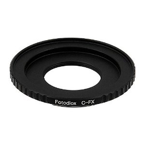 Fotodiox 렌즈 마운트 어댑터-Fujifilm Fuji X- 시리즈 미러리스 카메라 바디에 C 마운트 CCTV / 시네 렌즈