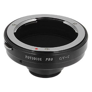Fotodiox Pro 렌즈 어댑터-Contax / Yashica (CY) SLR 렌즈와 C- 마운트 (1 &quot;스크류 마운트) 시네 &amp; CCTV 카메라 호환