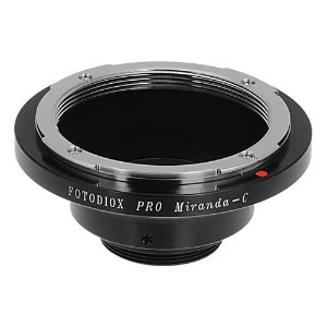 Fotodiox Pro 렌즈 어댑터-Miranda (MIR) SLR 렌즈와 C- 마운트 (1 &quot;스크류 마운트) 시네 및 CCTV 카메라 호환