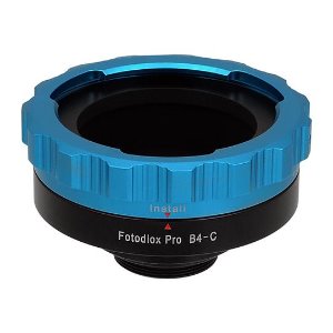 Fotodiox Pro 렌즈 어댑터-C 마운트 (1 &quot;스크류 마운트) 시네 &amp; CCTV 카메라에 B4 (2/3&quot;) ENG 시네 렌즈와 호환
