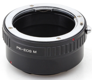 PIXCO  Pentax K 렌즈 - Canon EOS M 어댑터