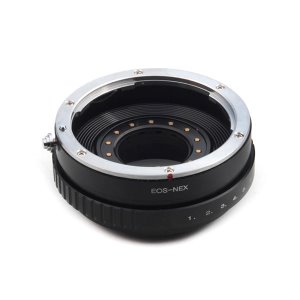 PIXCO  Canon EF 렌즈 -  Sony NEX 카메라 (내장 조리개 컨트롤 다이얼) 어댑터