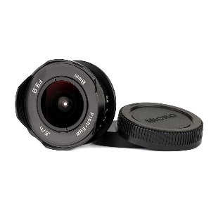 Pixco 8mm F3.8 어안 CCTV 렌즈 (C 마운트 / 마이크로 4/3 마운트)