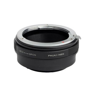 PIXCO  Pentax K PK 렌즈 - Sony NEX  (내장 조리개 컨트롤 다이얼) 카메라 어댑터