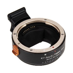 Fotodiox Pro Fusion Plus 렌즈 어댑터, 업그레이드 된 Smart AF 어댑터-Canon EOS EF D / SLR 렌즈와 완전 자동화 기능이있는 Sony Alpha E-Mount 미러리스 카메라 (USB 업그레이드 가능 펌웨어)와 호환 가능