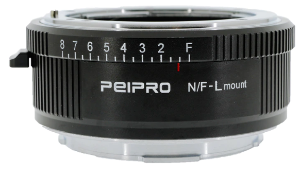PEIPRO LUMIX S1/S1R SIGMA fplieca SL/SL2 TL 마운트 카메라에  니콘  F 렌즈를 사용하기 위한  근접 초점 어댑터