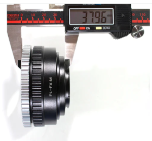 Arri PL 렌즈-Fujifilm X 카메라 Macro Focusing Helicoid 어댑터