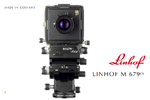 Linhof M 679CS 6x9 cm 시프트 기능이 있는 뷰 카메라